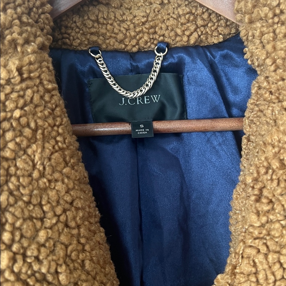 J CREW teddy sherpa jacket - Picture 3 of 7